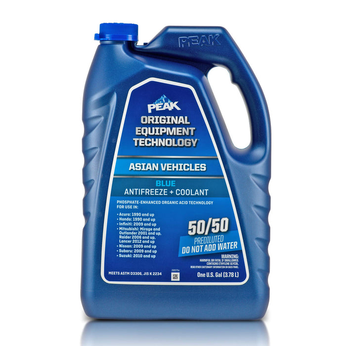 Coolant 50/50 Galón Peak Azul Autos Asiáticos