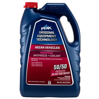 Coolant Peak Galón Rojo Toyota 50/50