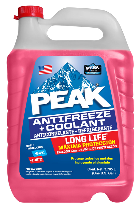 Coolant peak galon rojo 50/50 PARE53-01