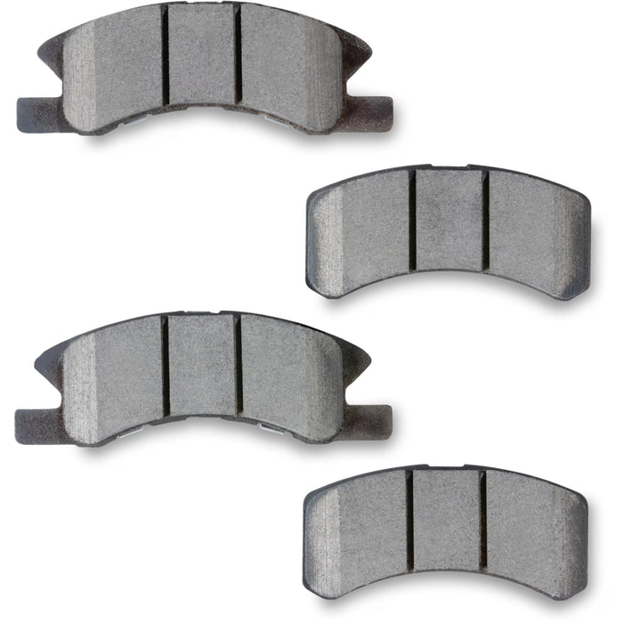 Juego de 4 pastillas de freno delantero ceramica D1731C