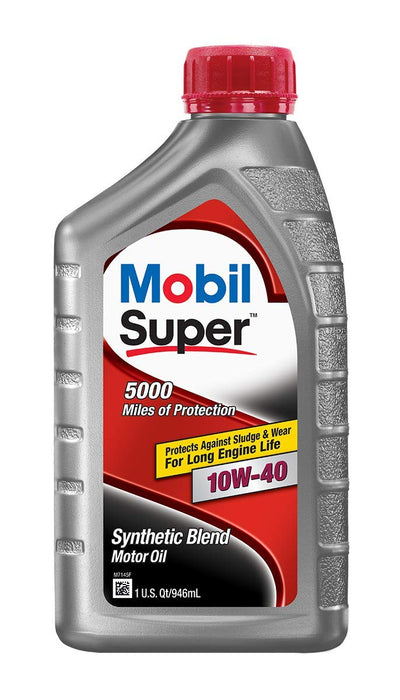Aceite 1/4 10W40 Mobil Synthetic Blend