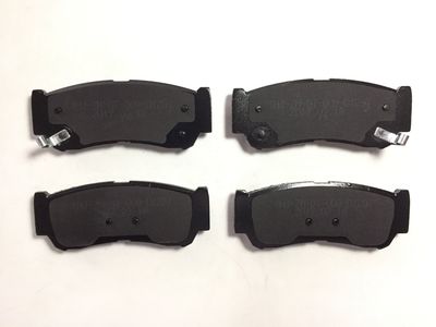 Juego de 4 pastillas de freno trasero