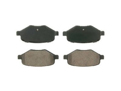 Juego de 4 pastillas de freno trasero